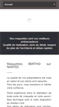 Mobile Screenshot of maquettes-bertho.com
