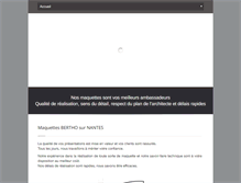Tablet Screenshot of maquettes-bertho.com